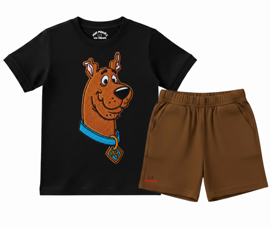 Scooby-Doo Shorts Set (Not Embroidered)