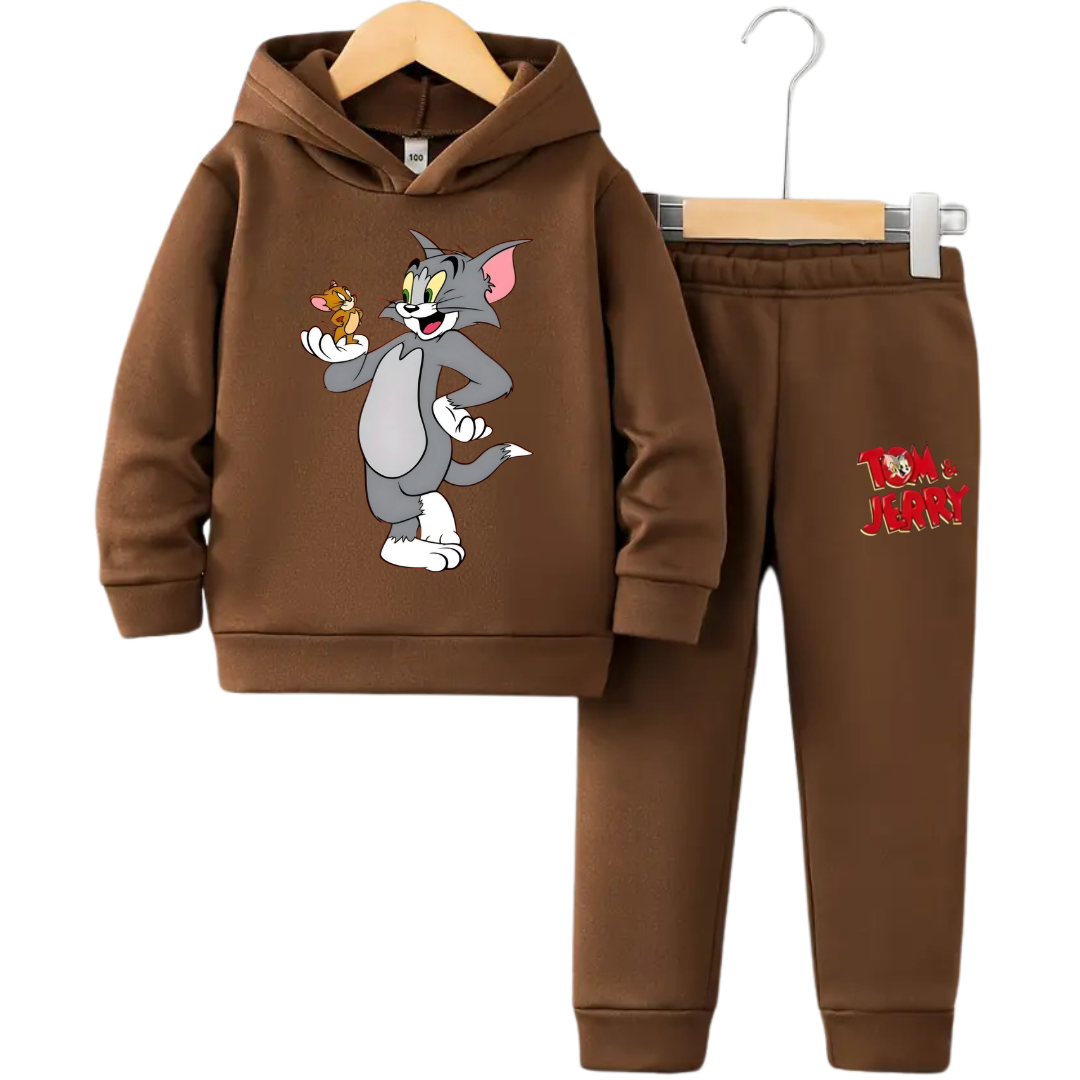 Tom & Jerry D3 Hoodie Tracksuit (Premium)