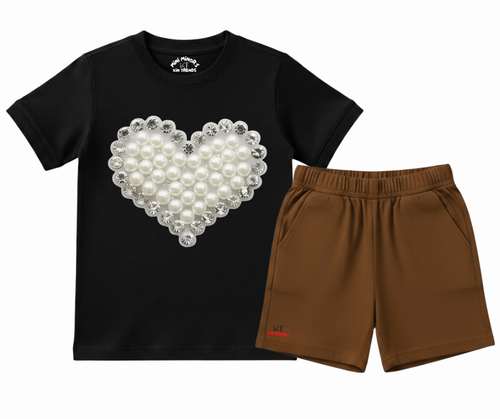 The Pearl & Pebble Kit | Shorts Set | Mini Minors Kintrends