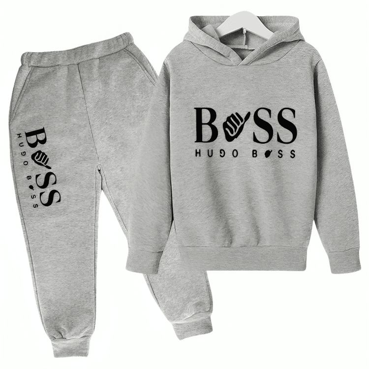 Boss Fleece Hoodie Tracksuit - Kin Trends
