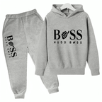 Boss Fleece Hoodie Tracksuit - Kin Trends