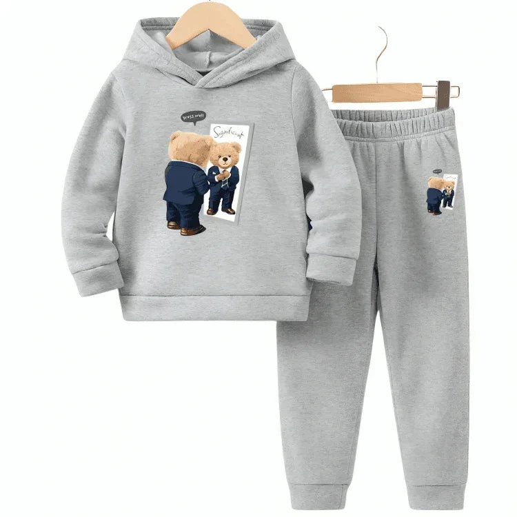 Significant Boss Fleece Hoodie Tracksuit - Kin Trends