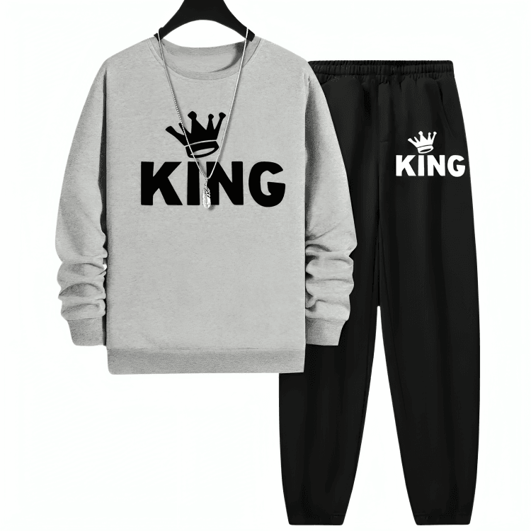 New King Fleece Tracksuit - Kin Trends