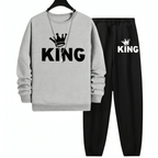 New King Fleece Tracksuit - Kin Trends