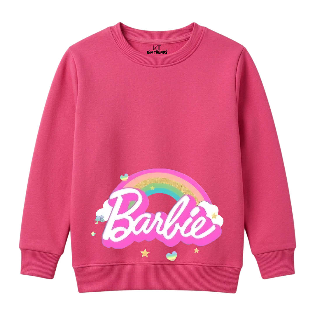 Barbie Pastel Rainbow Magic Cloud Sweatshirt