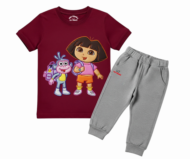 Dora Tracksuit (Not Embroidered) | Mini Minors Kin Trends Hover Image