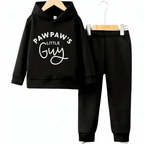 Pawpaw's Little Guy Hoodie Tracksuit - Kin Trends