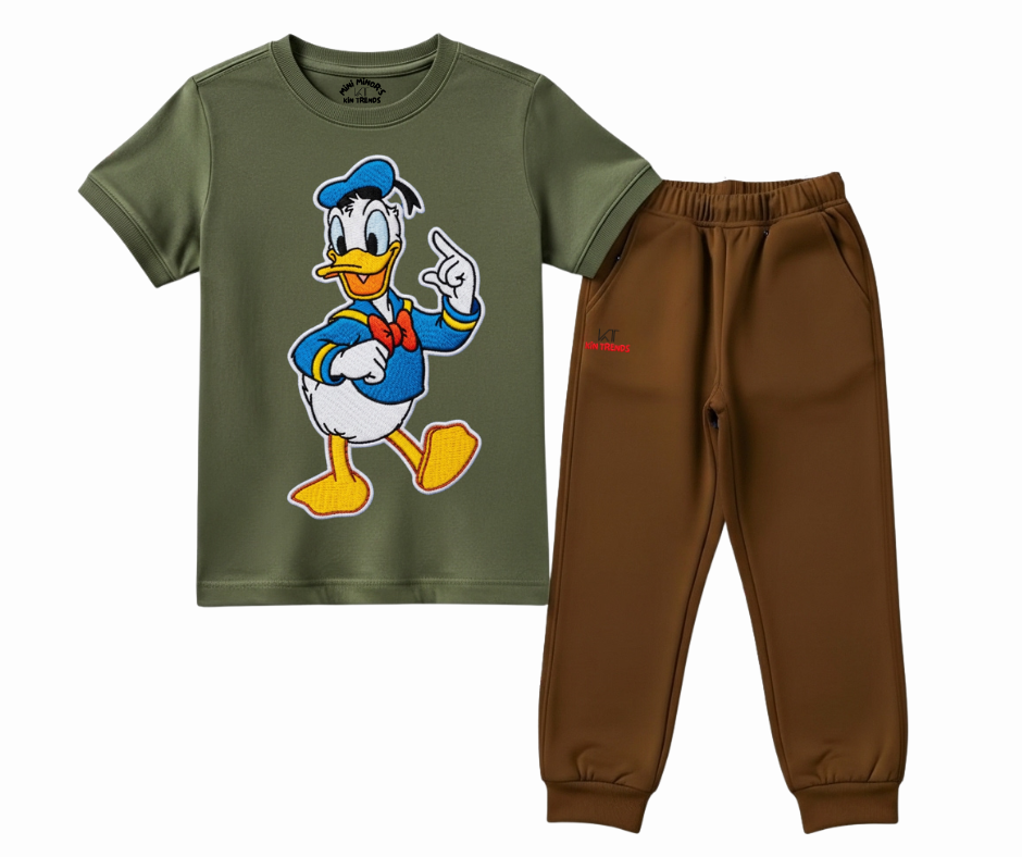 Donald Duck Tracksuit (Not Embroidered) | Mini Minors Kin Trends
