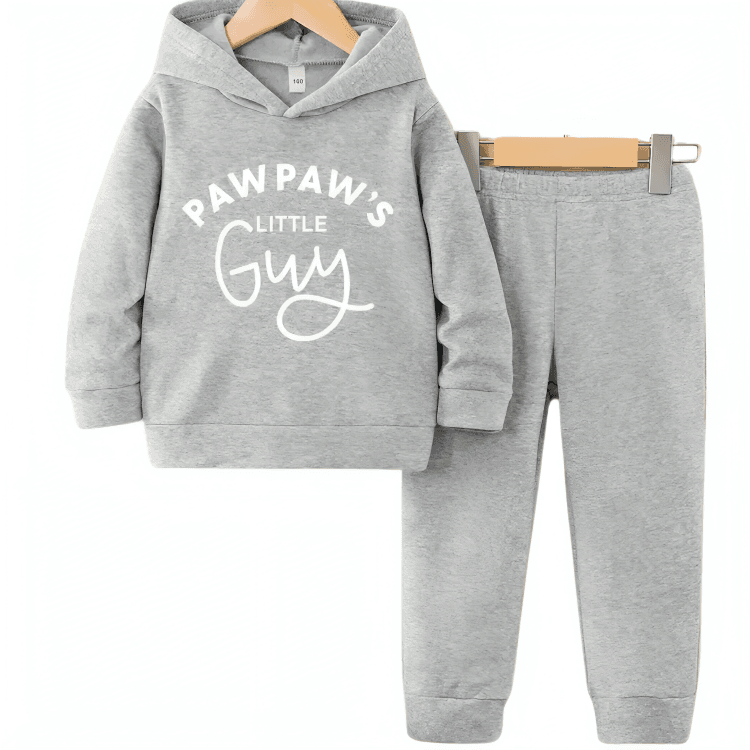 Pawpaw's Little Guy Hoodie Tracksuit - Kin Trends