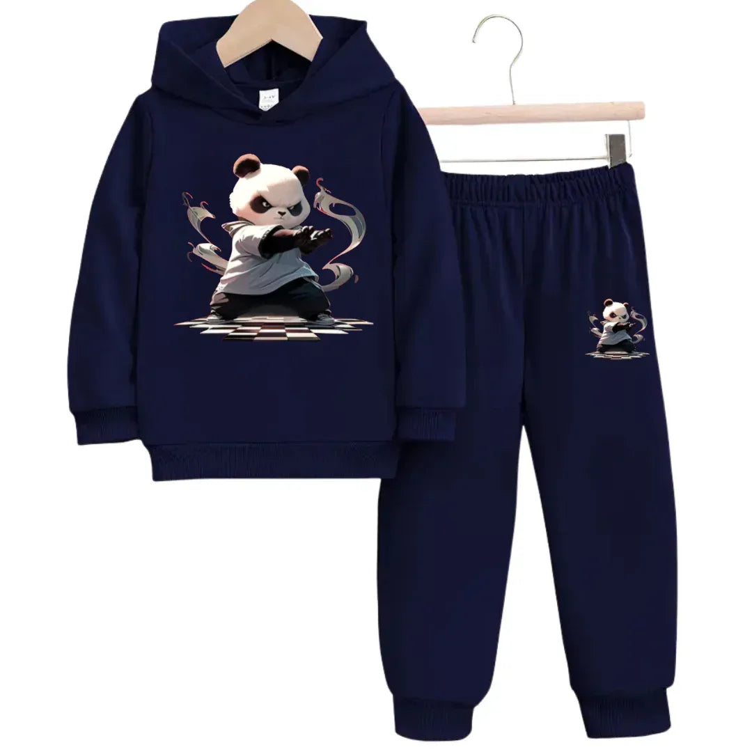 Kung Fu Panda Hoodie Tracksuit - Kin Trends