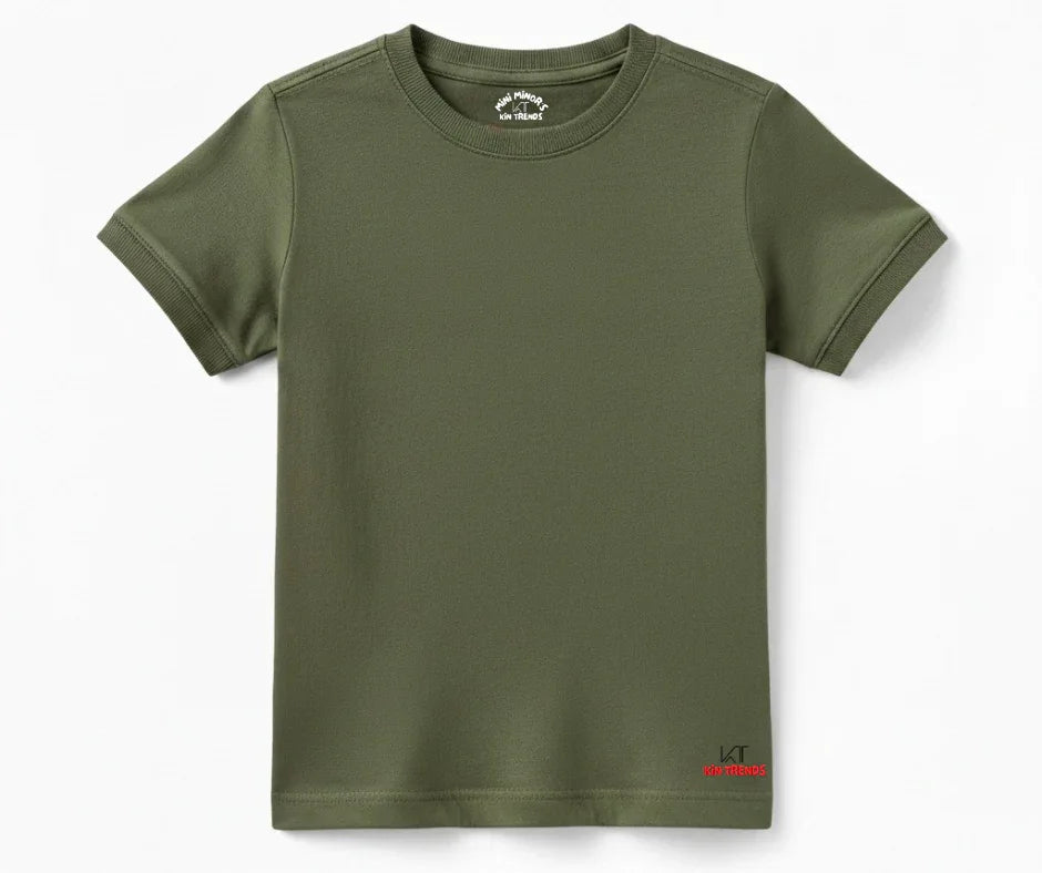 11 Colors Plain T Shirts for boys and girls | Mini Minors Kintrends