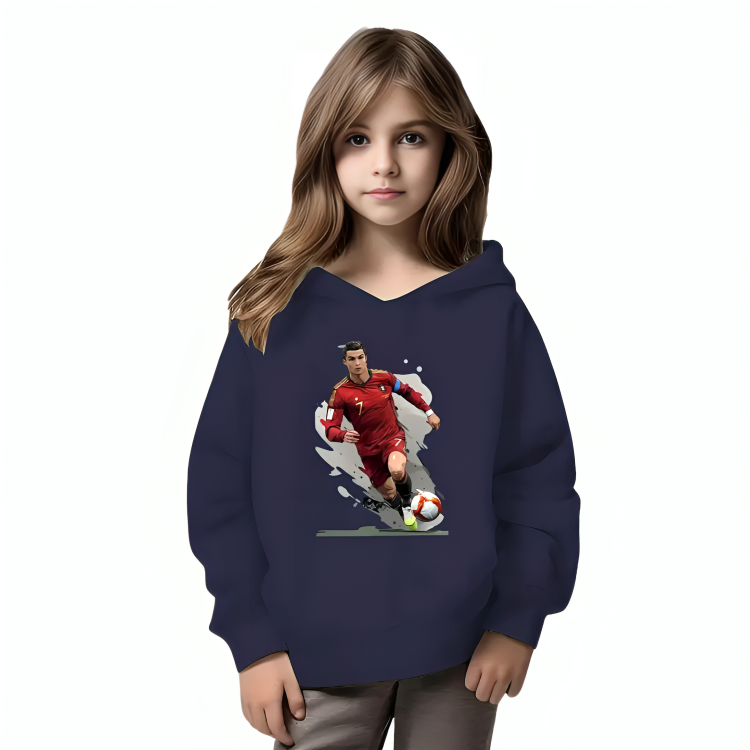 Ronaldo Fleece Hoodie - Kin Trends