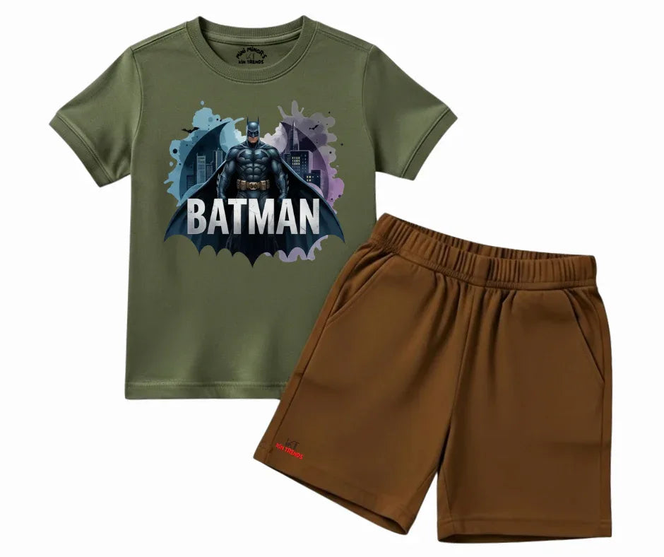The Batman Shorts Set | Mini Minors Kintrends
