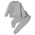 Plain Solid Color Winter tracksuit for boys and girls - Kin Trends