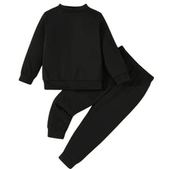 Plain Solid Color Winter tracksuit for boys and girls - Kin Trends
