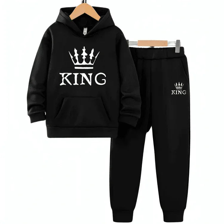 King 2 Fleece Hoodie Tracksuit - Kin Trends