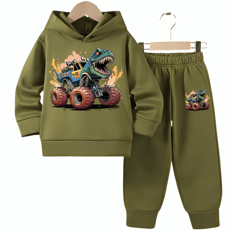 Monster Dino Hoodie Tracksuit - Kin Trends