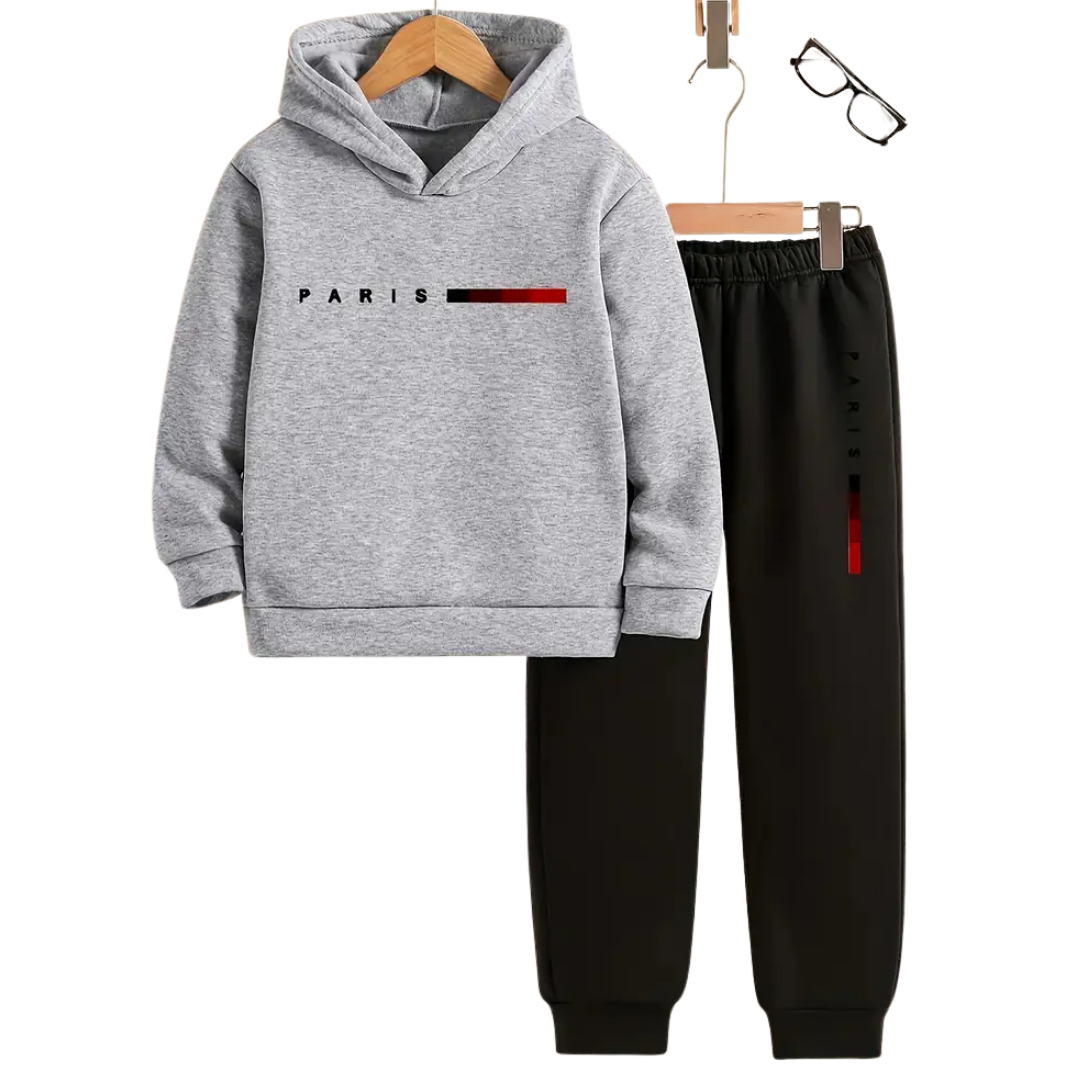 New Paris Hoodie Tracksuit