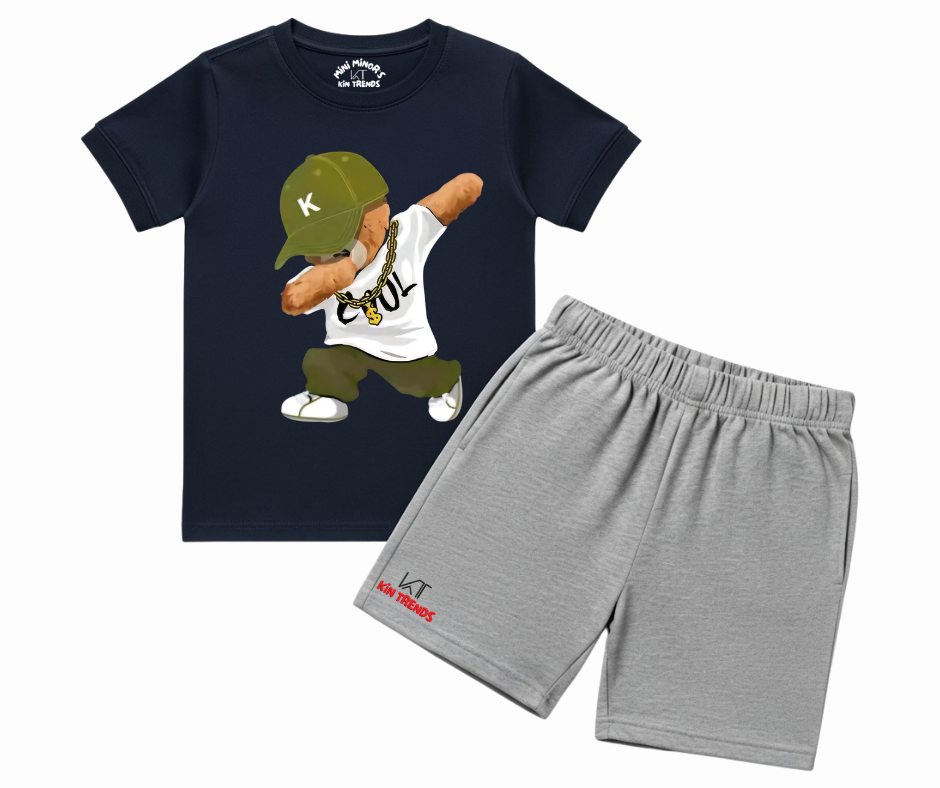 Favourite The SWAG Bear Shorts Set | Mini Minors Kintrends