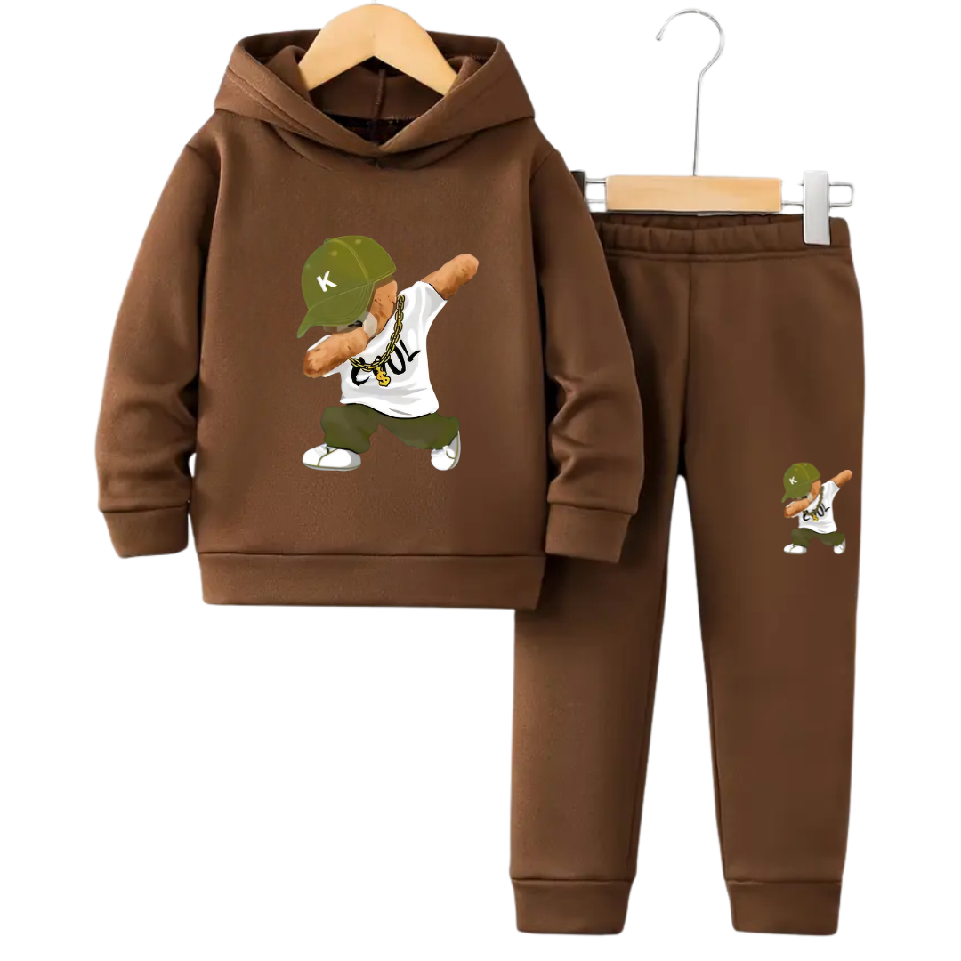 Best Selling Cool Bear Fleece Hoodie Tracksuit
