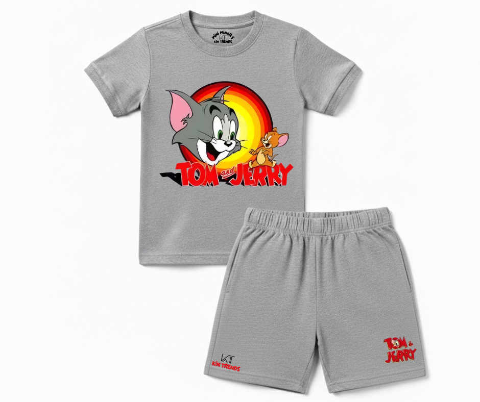 Tom & Jerry D3 Shorts Set
