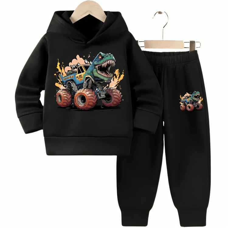 Monster Dino Hoodie Tracksuit - Kin Trends