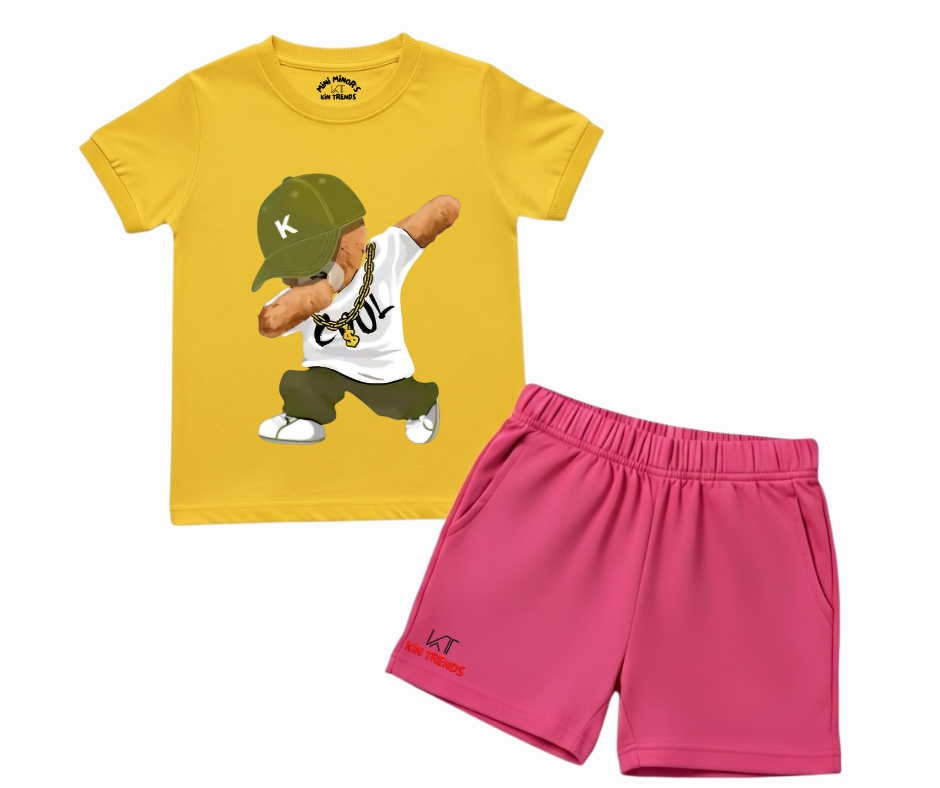 Favourite The SWAG Bear Shorts Set | Mini Minors Kintrends