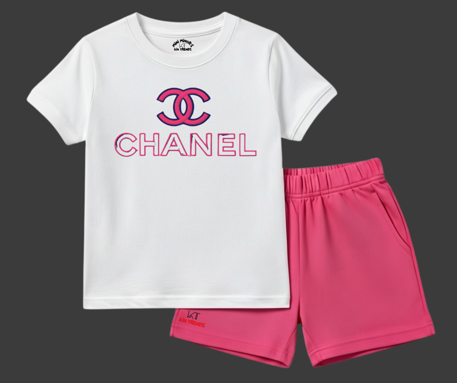 CHNL Shorts Set (Not Embroidered) | Mini Minors Kin Trends