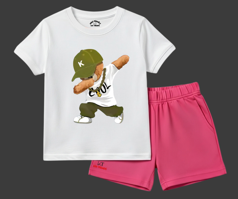 Favourite The SWAG Bear Shorts Set | Mini Minors Kintrends
