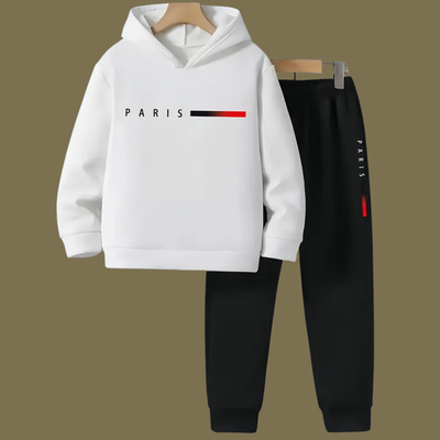 New Paris Hoodie Tracksuit