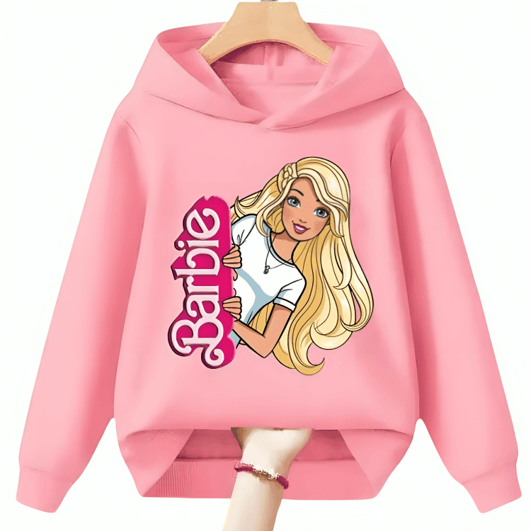 Barbie Fleece Hoodie D1 - Kin Trends