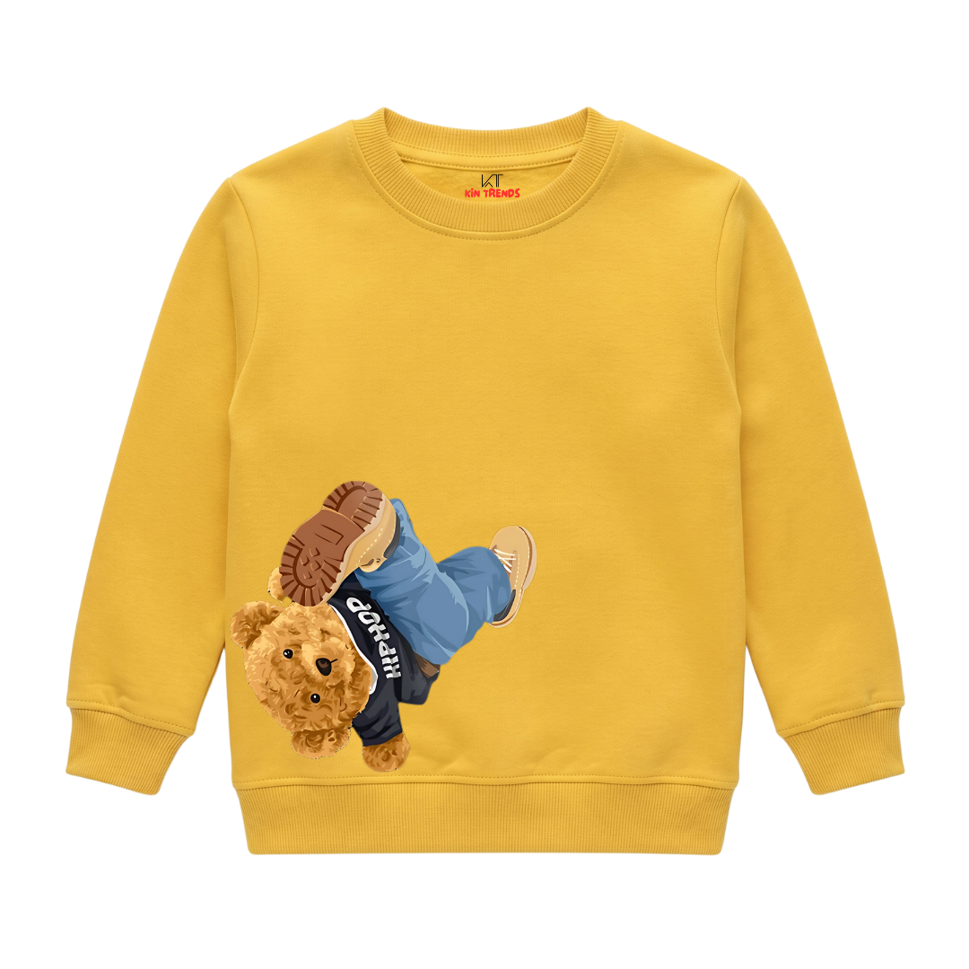 Hiphop Teddy Bear Breakdance Winter Sweatshirt