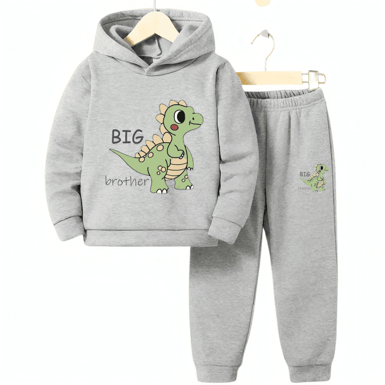 Big Brother Fleece Hoodie Tracksuit - Kin Trends