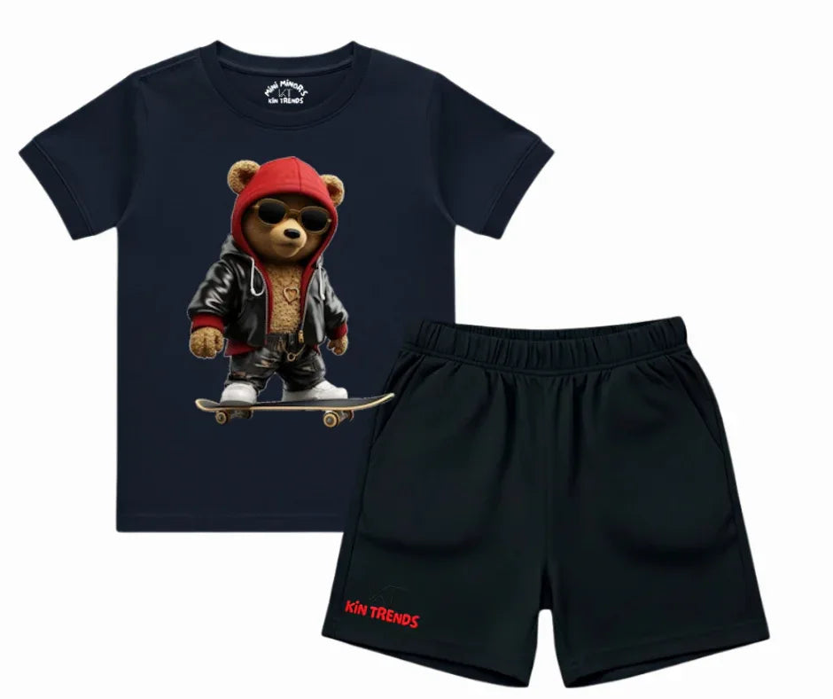 Signature KT Street Wear| Kids T shirt and shorts| Mini Minors Kintrends