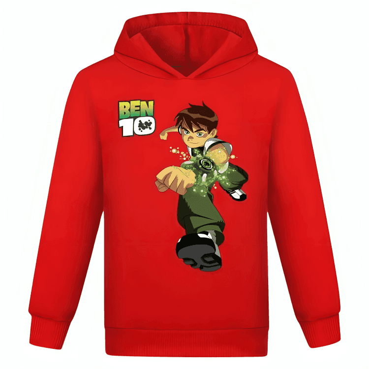 Ben 10 Fleece Hoodie - Kin Trends