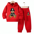 Savage Sitting Bear Hoodie Tracksuit - Kin Trends