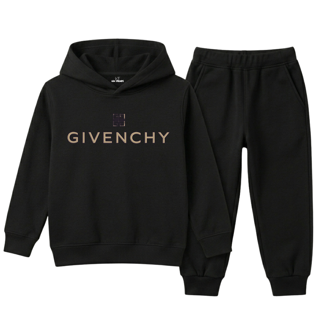 Gvenchy Inspired Premium Kids Winter Fleece Tracksuit - 2 Pcs