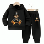 Savage Sitting Bear Hoodie Tracksuit - Kin Trends