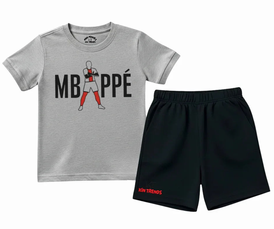 Kylian Mbappé Shorts Set | Mini Minors Kintrends