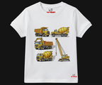 Crane Trucks T Shirt (Not Embroidered) Kids T shirt | Mini Minors Kin Trends | Kintrends