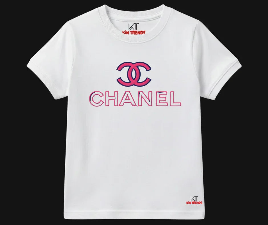 CHNL Tee (Not Embroidered) Kids T shirt | Mini Minors Kin Trends | Kintrends