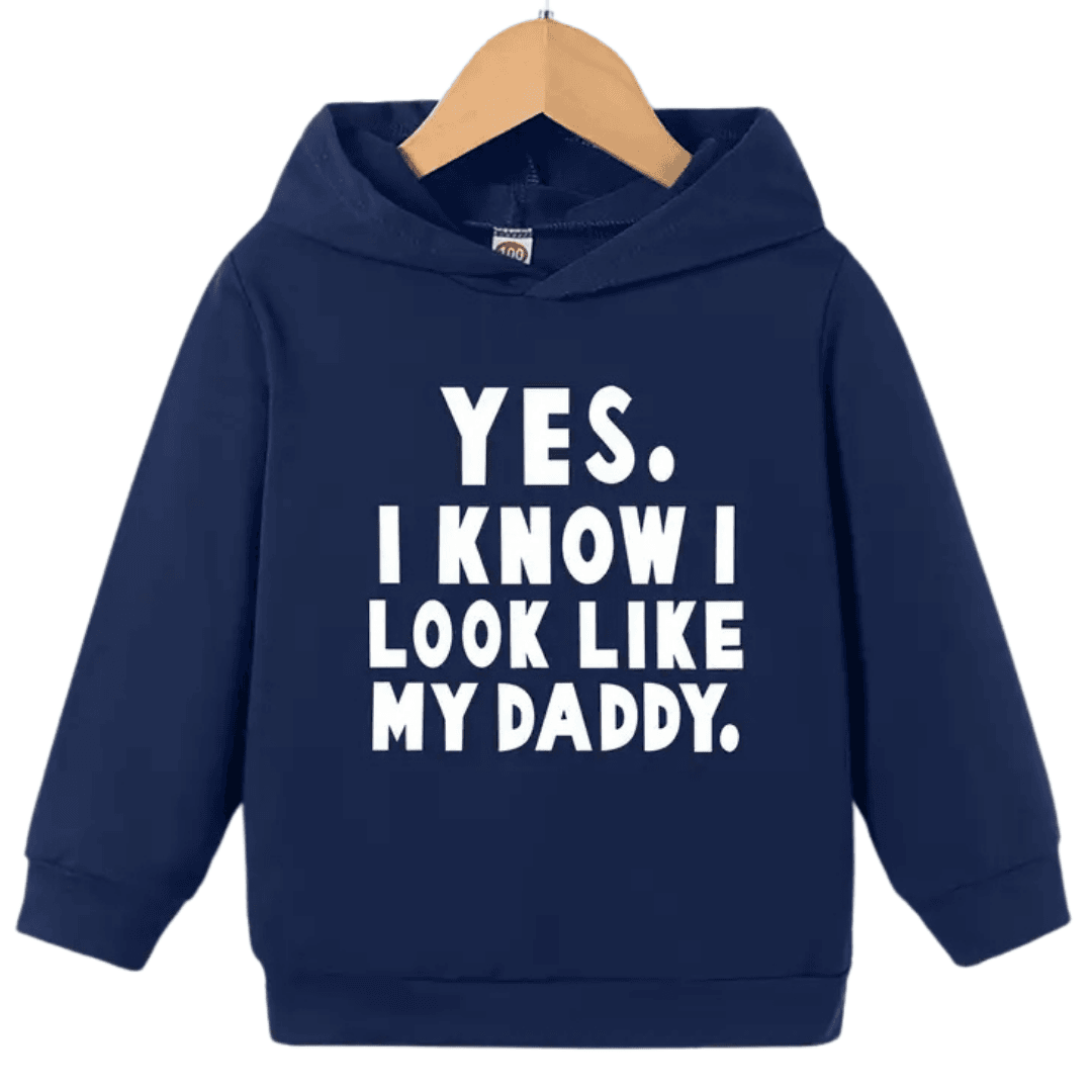 Look Like Daddy Fleece Hoodie - Kin Trends