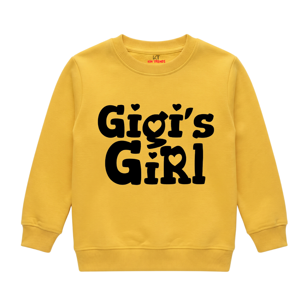 Gigi's Girl Kids Winter Crewneck Sweatshirt