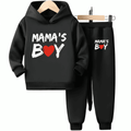 Mama's Boy Fleece Hoodie Tracksuit - Kin Trends