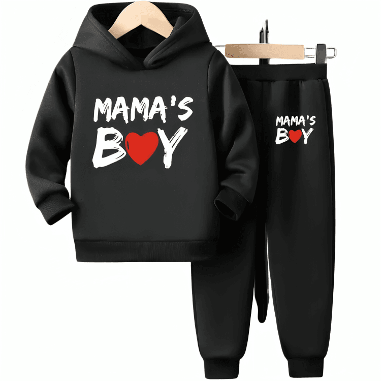 Mama's Boy Fleece Hoodie Tracksuit - Kin Trends
