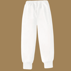 White Fleece Trouser Winter trousers for boys and girls - Kin Trends