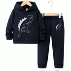 Dino Printed Hoodie Tracksuit - Kin Trends