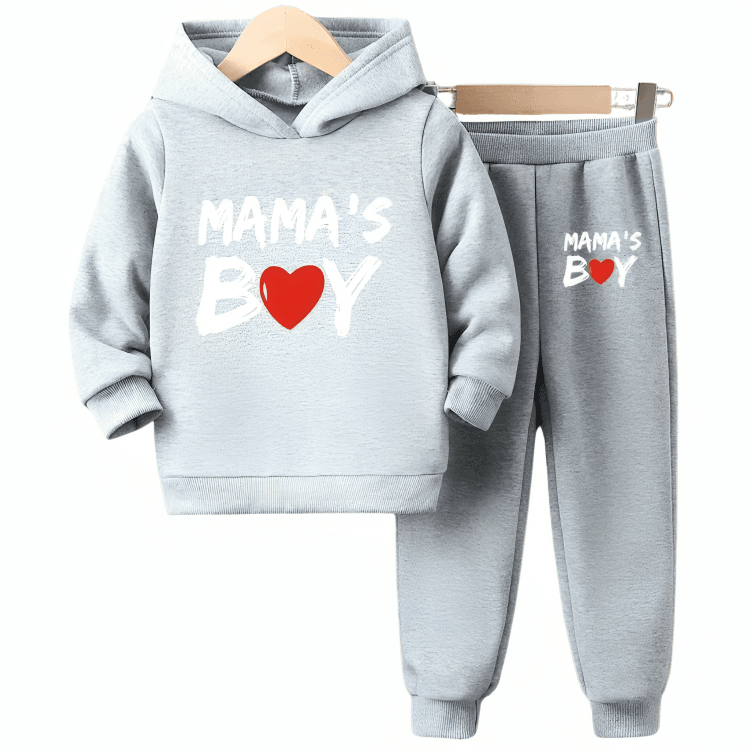 Mama's Boy Fleece Hoodie Tracksuit - Kin Trends