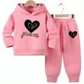 Princess Fleece Hoodie Tracksuit - Kin Trends