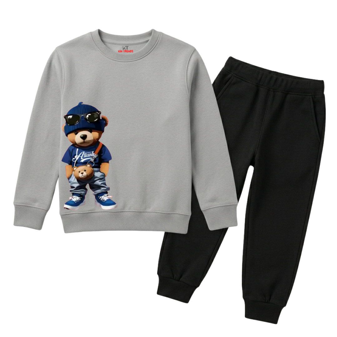 Cool Teddy Bear Sunglasses & Atlanta Cap Tracksuit